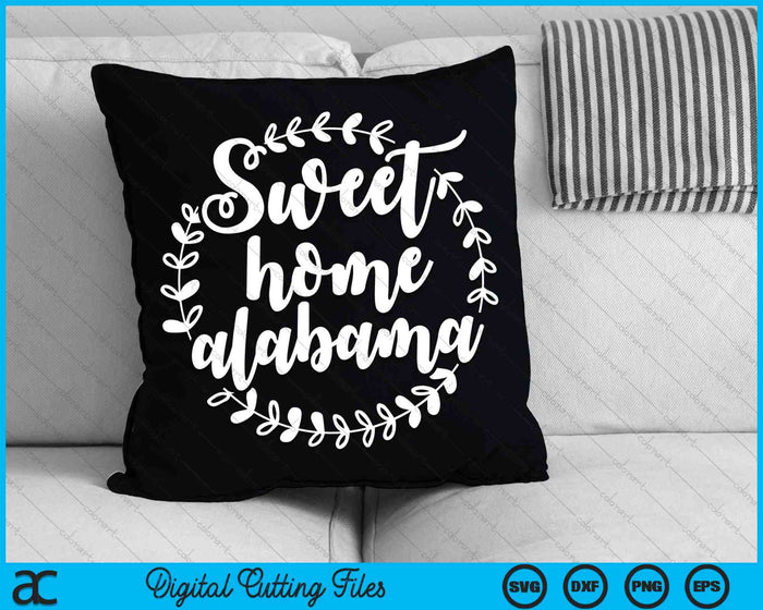 Lindo dulce hogar Alabama Southern Girl SVG PNG Archivos de corte digital