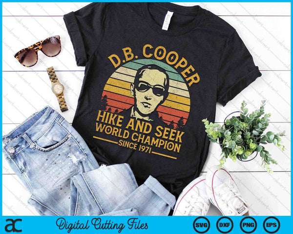 D.B. Coopers Hide And Seek Champion Since 1971 DB Cooper SVG PNG Digital Printable Files