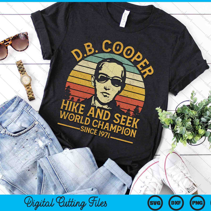 D.B. Coopers Hide And Seek Champion Since 1971 DB Cooper SVG PNG Digital Printable Files