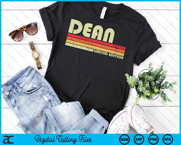 DEAN Divertido título de trabajo profesión cumpleaños SVG PNG archivos de corte digital - on a t-shirt