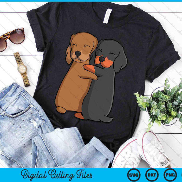 Dachshund Lover Weiner Dog Girls Kids Women Men SVG PNG Digital Cutting Files