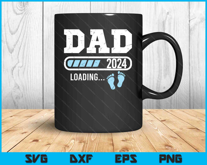 Dad 2024 Loading for Pregnancy Announcement SVG PNG Digital Cutting Files