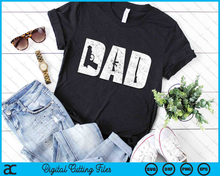 Dad And Guns Collection Vintage SVG PNG Digital Cutting Files