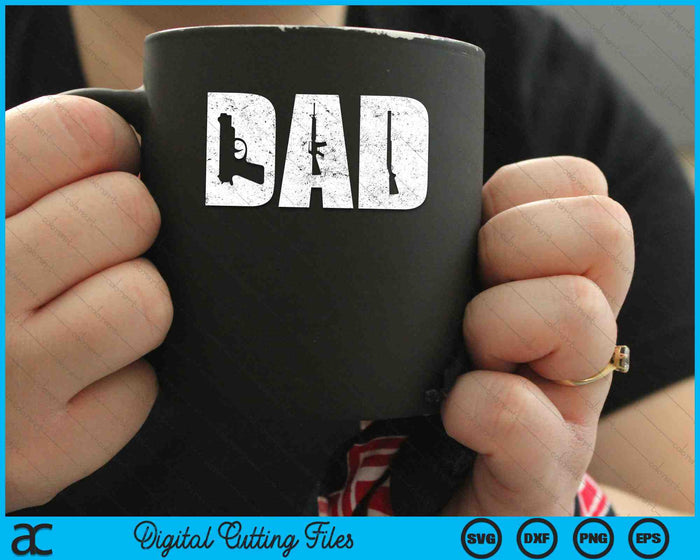 Dad And Guns Collection Vintage SVG PNG Digital Cutting Files