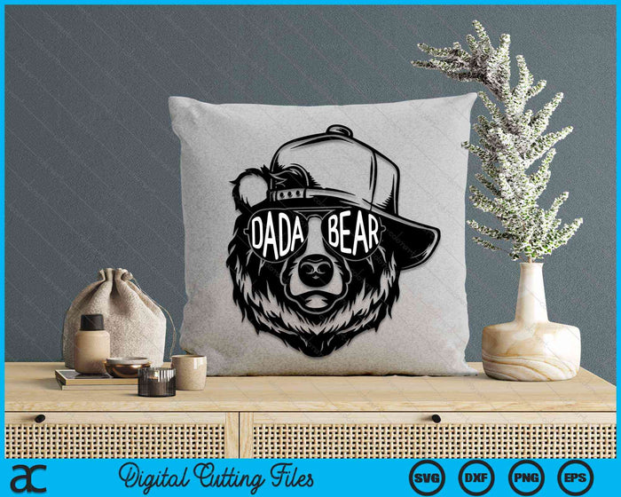Dada Bear With Sunglasses Dada Bear SVG PNG Cutting Printable Files