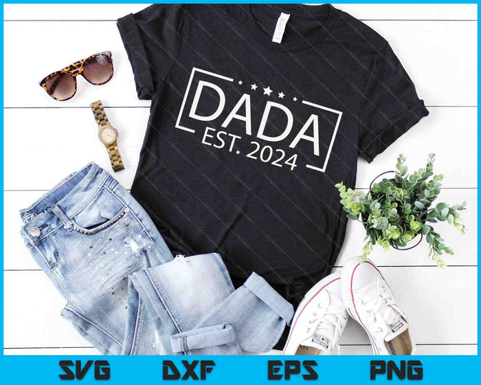 Dada Est. 2024 Promoted To Dada 2024 SVG PNG Digital Printable Files