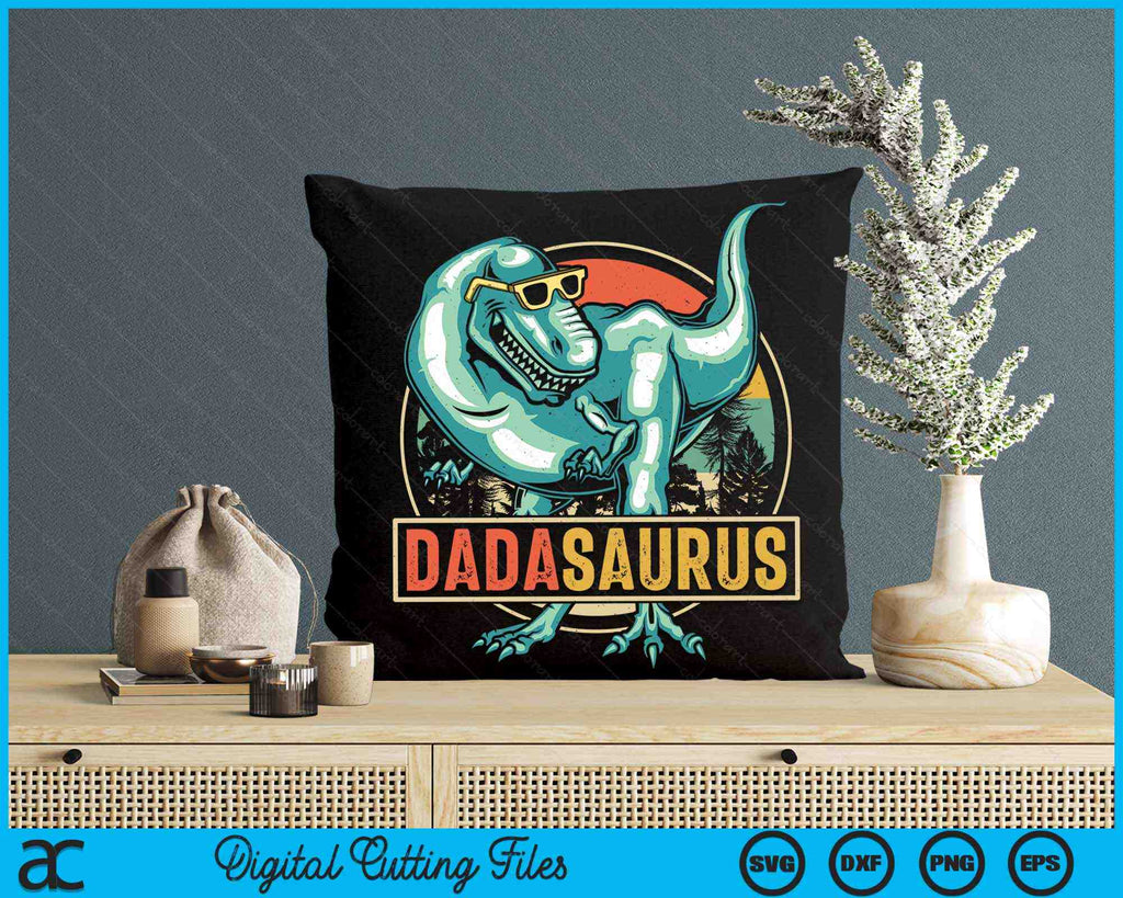 Dadasaurus T Rex Dinosaur Dadasaurus Family Matching SVG Cutting Files ...