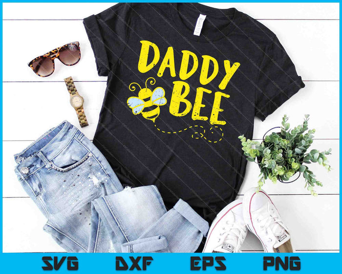 Daddy Bee SVG PNG Cutting Printable Files