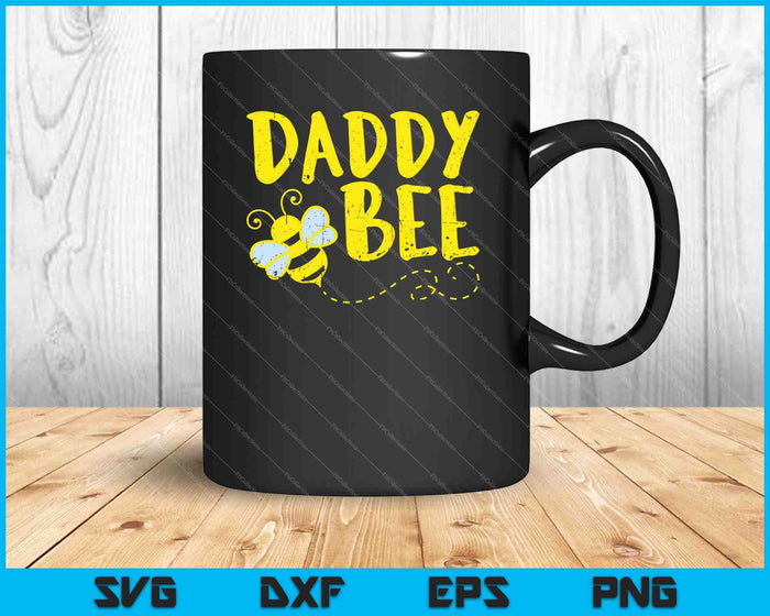 Daddy Bee SVG PNG Cutting Printable Files