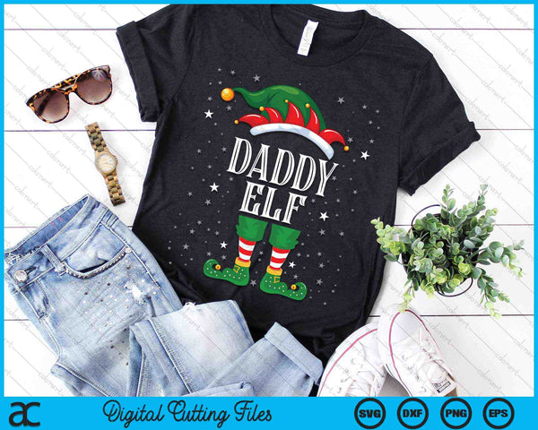 Daddy Elf familie kerst SVG PNG digitale snijbestanden