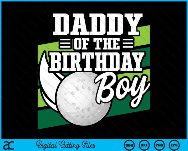 Daddy Of The Birthday Boy Hockey Lover Birthday SVG PNG Digital Printable Files