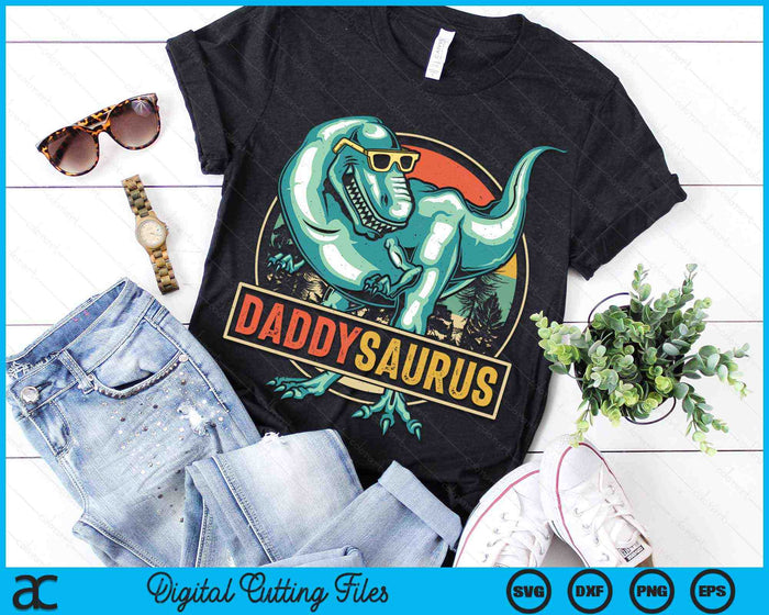 DaddySaurus T Rex Dinosaur DaddySaurus Family Matching SVG PNG Digital Printable Files