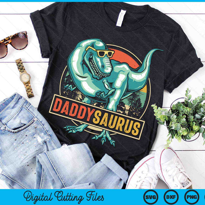 DaddySaurus T Rex Dinosaur DaddySaurus Family Matching SVG PNG Digital Printable Files