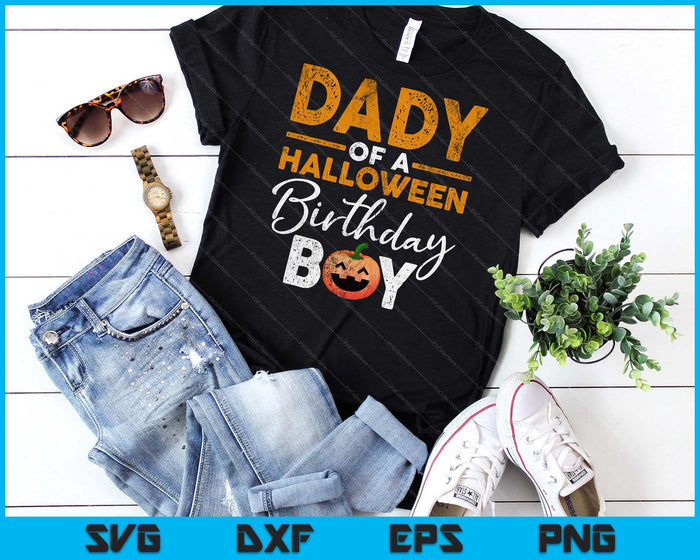 Dady Of A Halloween Birthday Boy DIY Halloween Costume SVG PNG Digital Cutting Files