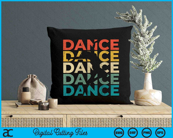 Dance Retro Vintage Dancing SVG PNG Digital Cutting Files