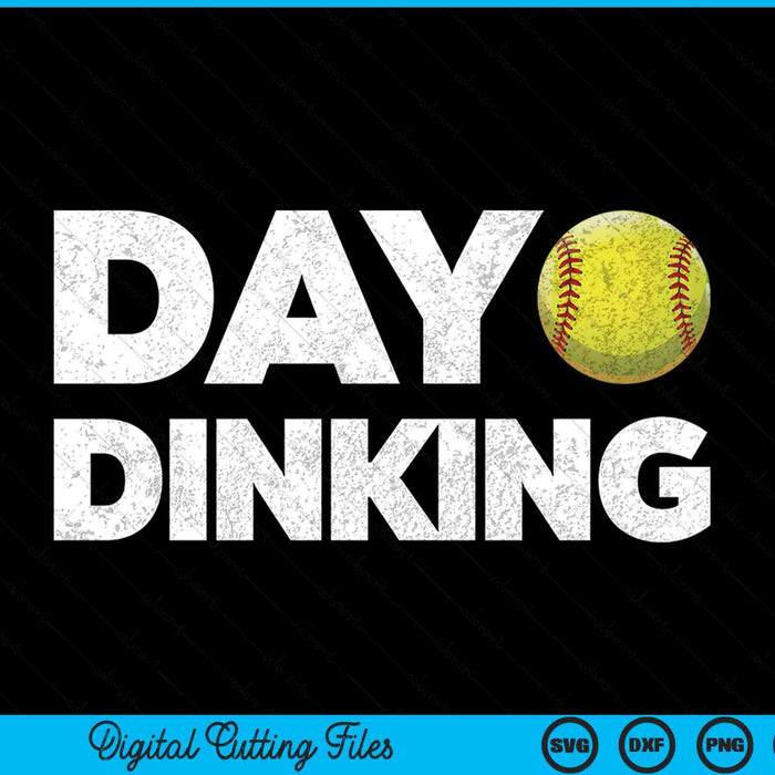 Dag Dinking Softbal Dink Vrouwen Mannen Softbal SVG PNG Digitale Snijbestanden