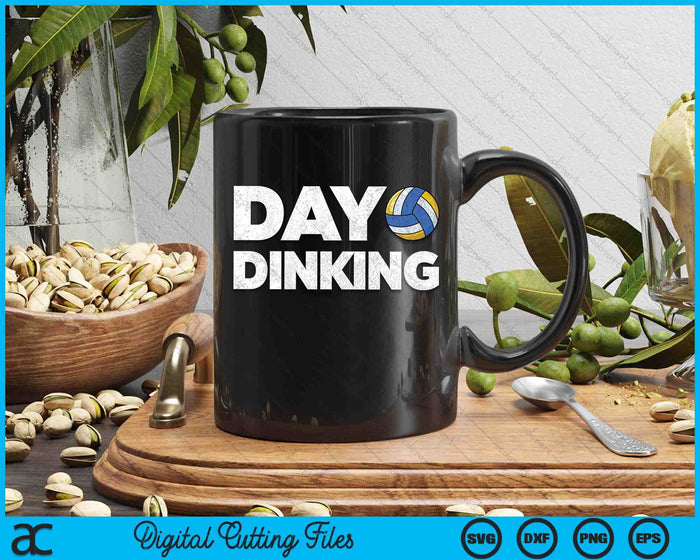 Day Dinking Volleyball Dink Women Men Volleyball SVG PNG Digital Cutting Files