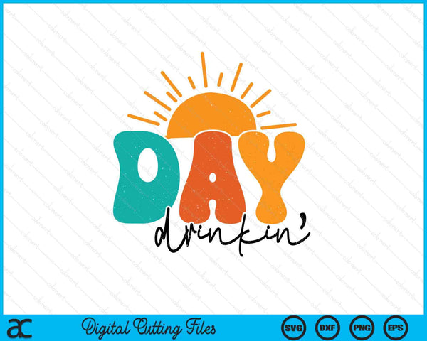 Day drinking beach life summer SVG cut file