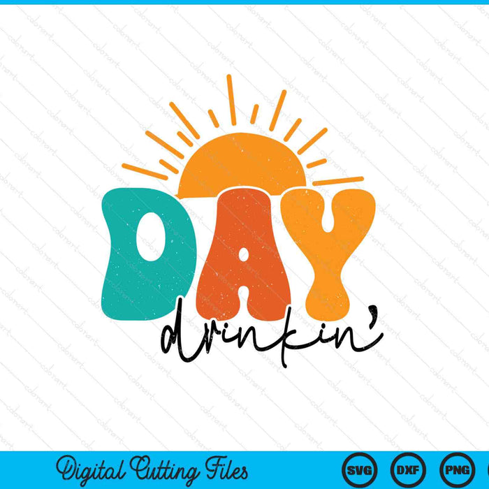Day drinking beach life summer SVG cut file