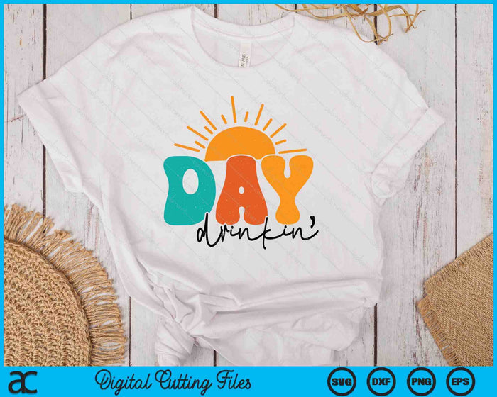 Day Drinking Beach Life Summer SVG PNG Digital Printable Files