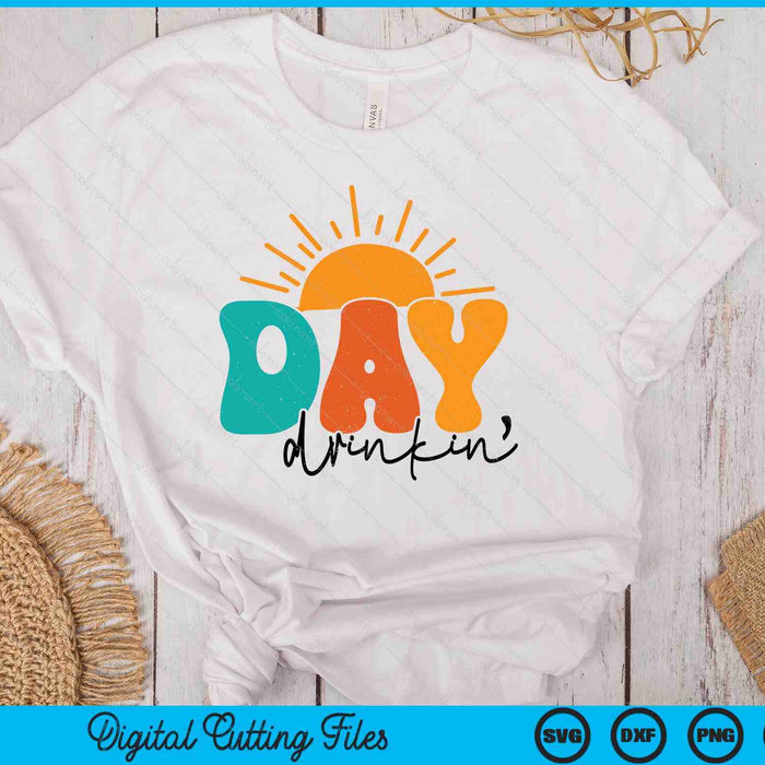 Day Drinking Beach Life Summer SVG PNG Digital Printable Files