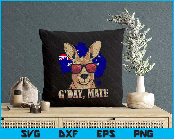 Day Mate Good Kangaroo Patriotic Australian Map Australia SVG PNG Digital Printable Files