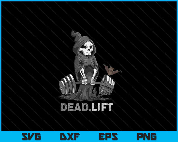Dood deadlift Shirt bodybuilder Powerlifting grappige sportschool SVG PNG digitale snijbestanden