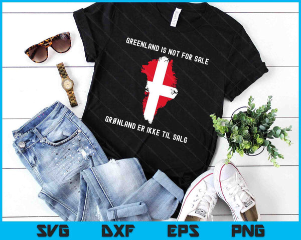 Denmark Greenland Not For Sale Translation Denmark Flag SVG PNG Digital Printable Files
