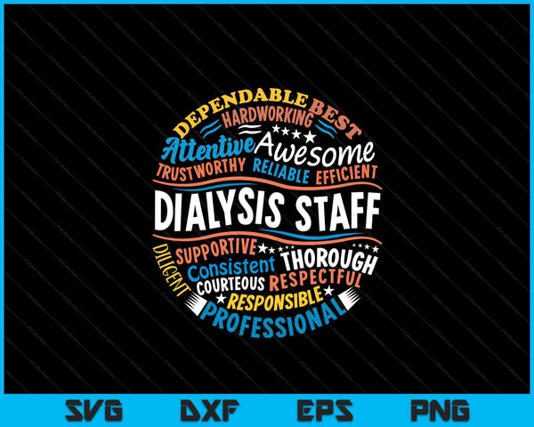 Dialysis staff dialysis technician week SVG cut file