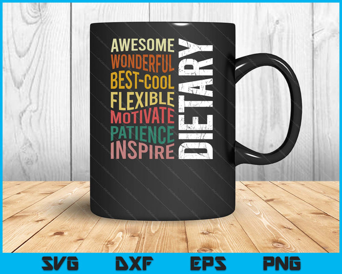 Dietary Food Service Appreciation Dietary Week SVG PNG Digital Printable Files