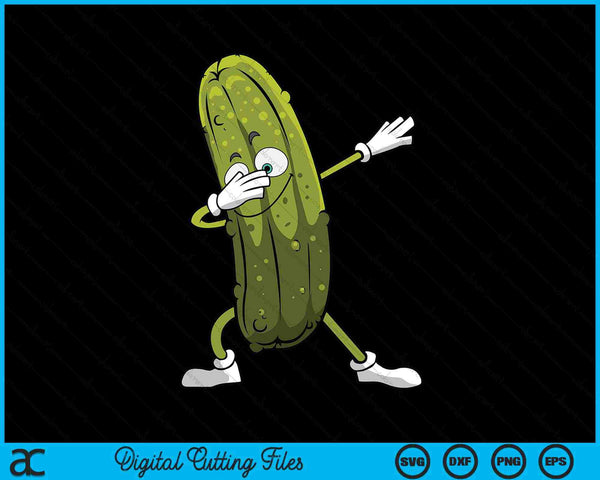 Dill Pickle Dabbing Cucumber Keto SVG PNG Digital Cutting Files