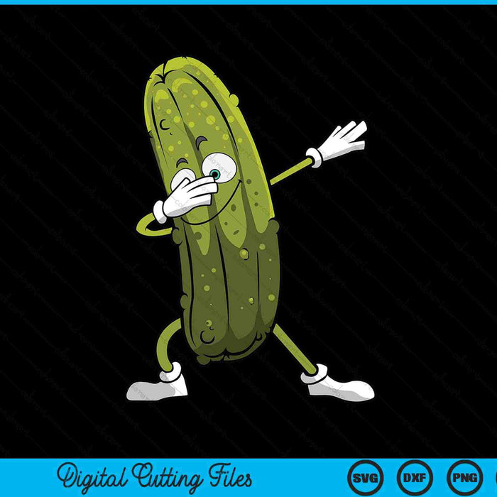 Dill Pickle Dabbing Cucumber Keto SVG PNG Digital Cutting Files