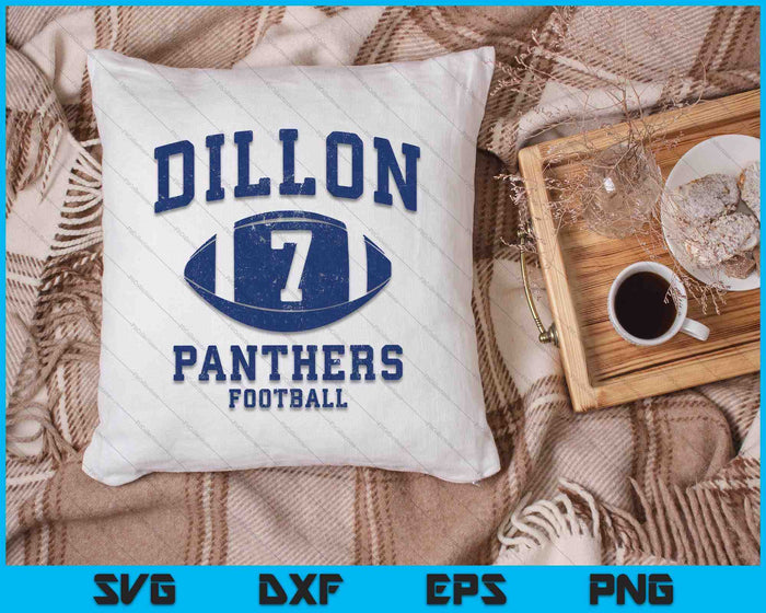 Dillon 7 Retro Sports SVG PNG Cutting Printable Files