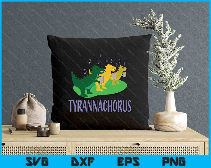 Dinosaur Chorus Choir Singing Music Singer Musician SVG PNG Digital Printable Files