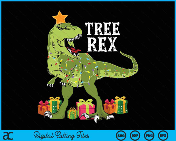 Dinosaur kerstboom Rex SVG PNG digitale snijbestanden