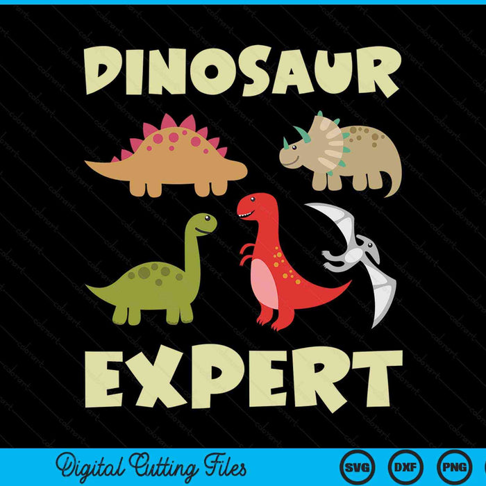 Dinosaur Expert Dinosaur For Kids SVG PNG Digital Cutting Files