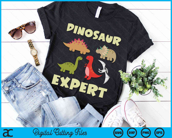 Dinosaur Expert Dinosaur For Kids SVG PNG Digital Cutting Files