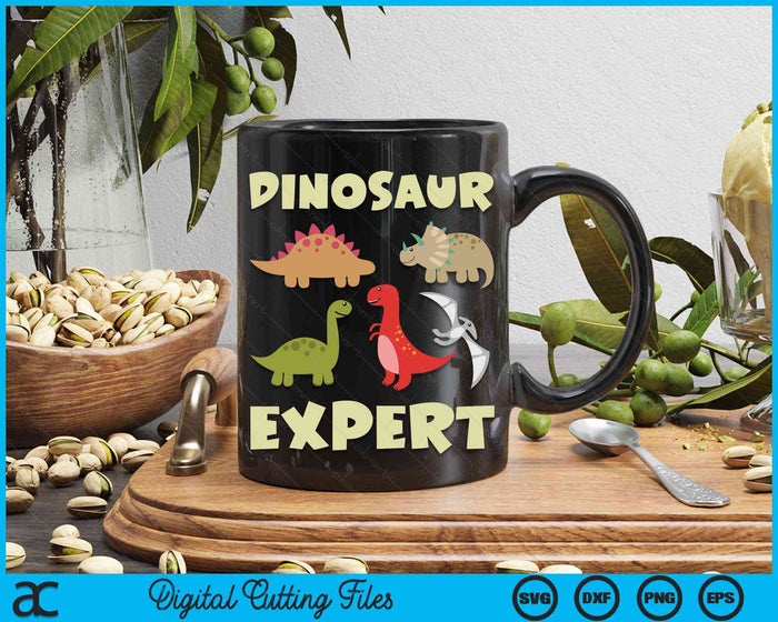 Dinosaur Expert Dinosaur For Kids SVG PNG Digital Cutting Files