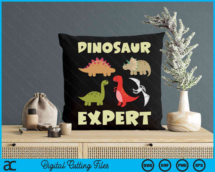 Dinosaur Expert Dinosaur For Kids SVG PNG Digital Cutting Files