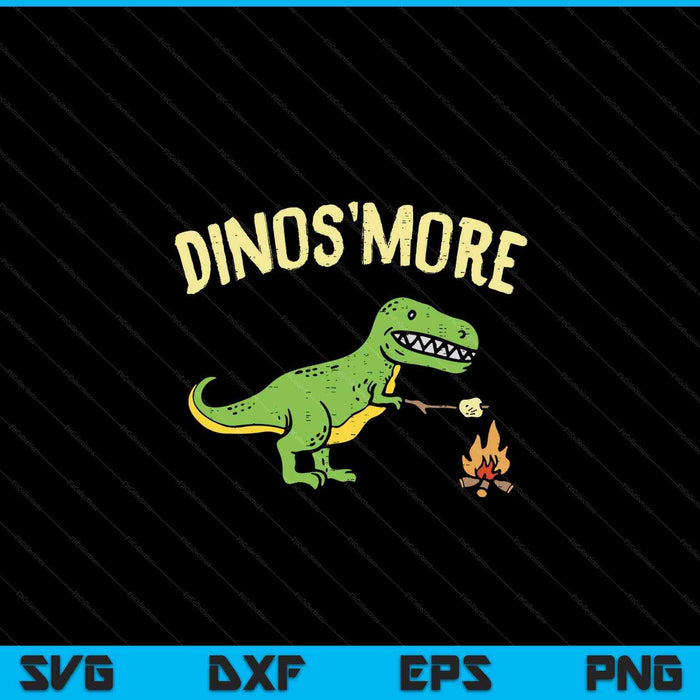 Dinosmore Funny Dino Smore Camping Dinosaur Camp Camper Gift SVG PNG Digital Cutting File