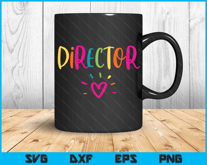 Director Gift Appreciation Theater Activity Nursing HR SVG PNG Digital Cutting Files
