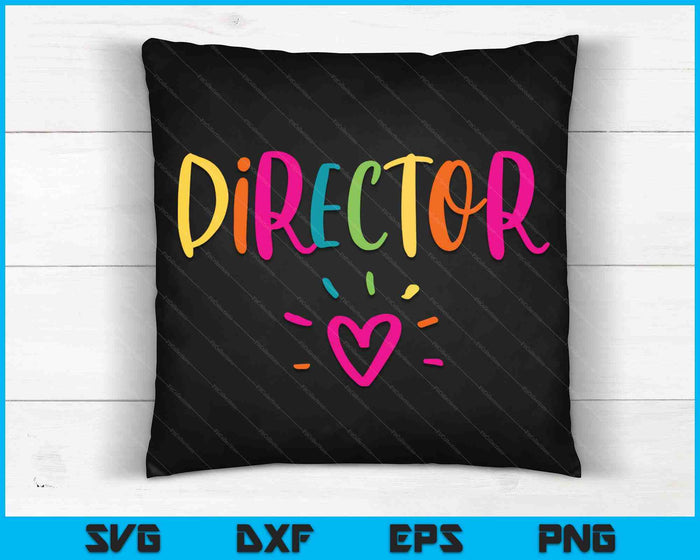 Director Gift Appreciation Theater Activity Nursing HR SVG PNG Digital Cutting Files