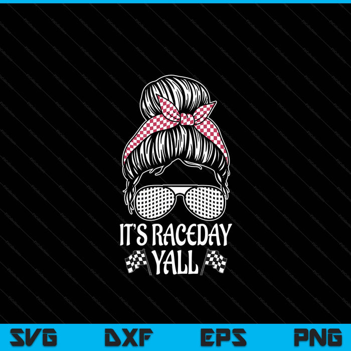 Dirt track go kart racing race mom girlfriend girl grandma SVG cut file