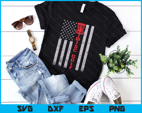 Disc Golf Basket Flag Design Gift For Disc Golfers SVG PNG Digital Printable Files