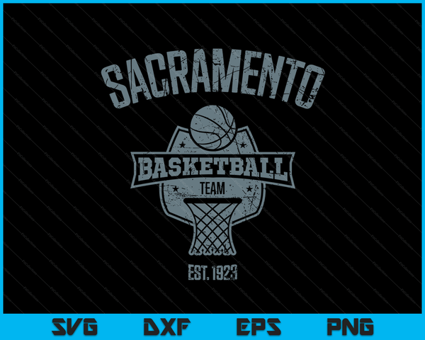 Distressed King Retro Look Party achterklep Gameday Fan Gift SVG PNG digitale snijbestanden
