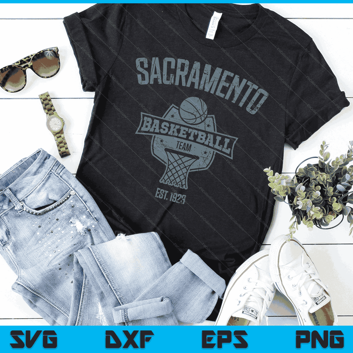 Distressed King Retro Look Party achterklep Gameday Fan Gift SVG PNG digitale snijbestanden