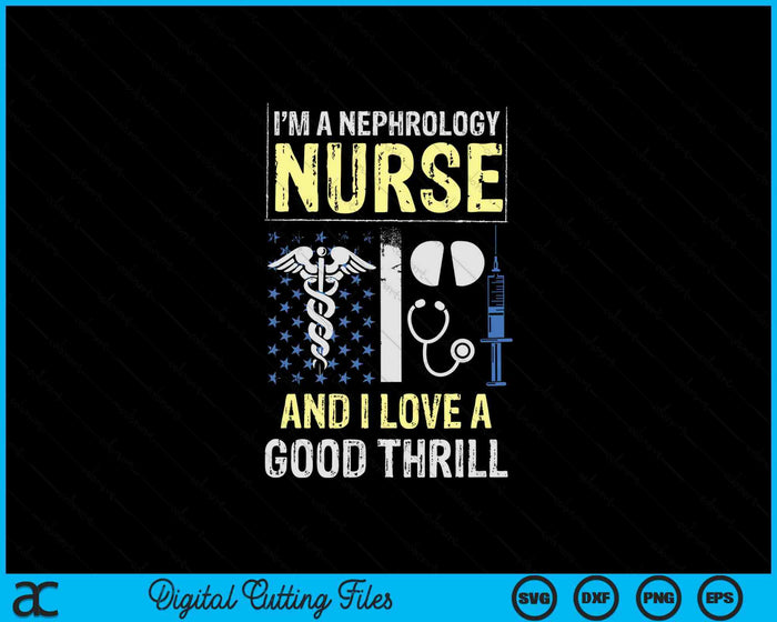 Distressed Quote Nephrology Nurse Good Dialysis Nursing Rn SVG PNG Digital Printable Files