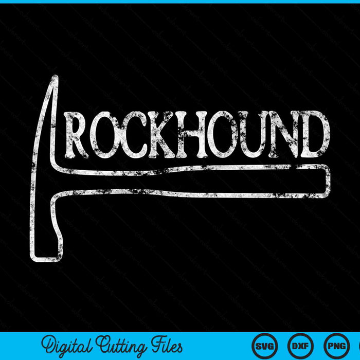 Verontruste Rockhound SVG PNG digitale snijbestanden