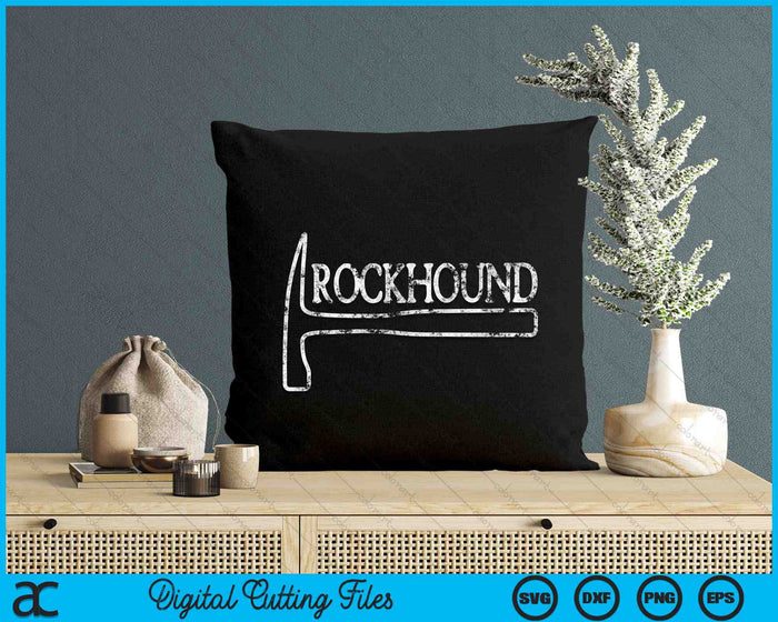 Distressed Rockhound SVG PNG Digital Cutting Files