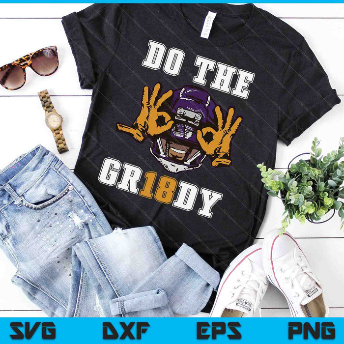 Do The Griddy - Griddy Dance Football Fans Cheerleaders SVG PNG Digital Cutting File